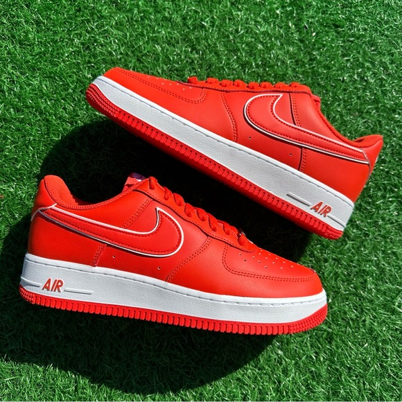 Nike Air Force 1 ‘07 Picante Red / White - Picture 8 of 13